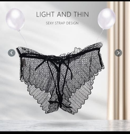 1 pc Lingerie lace Bandage Panties Women Solid Color Briefs Underpants Sleepwear